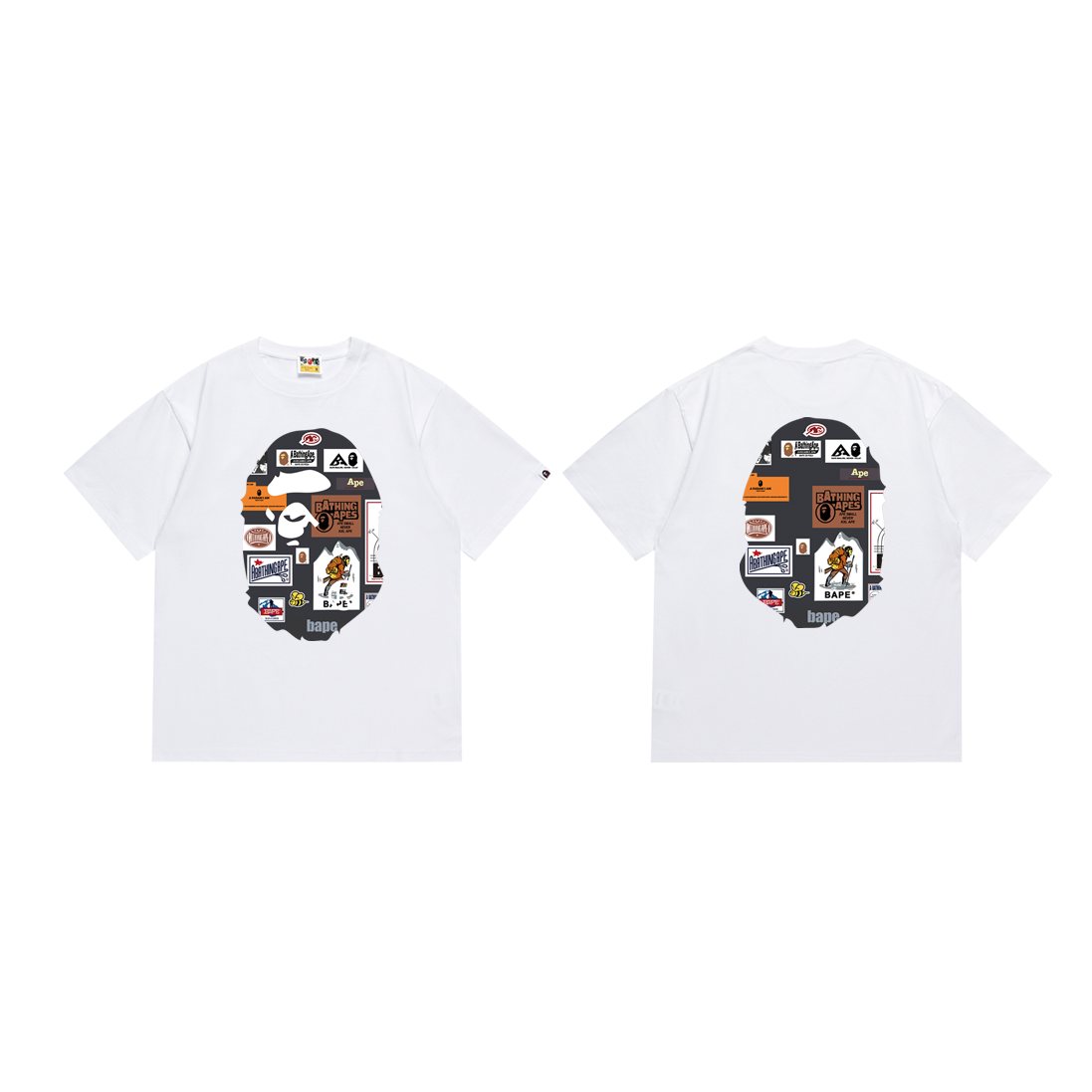 BAPE Ape Head Short-Sleeve Graphic T-Shirt — front