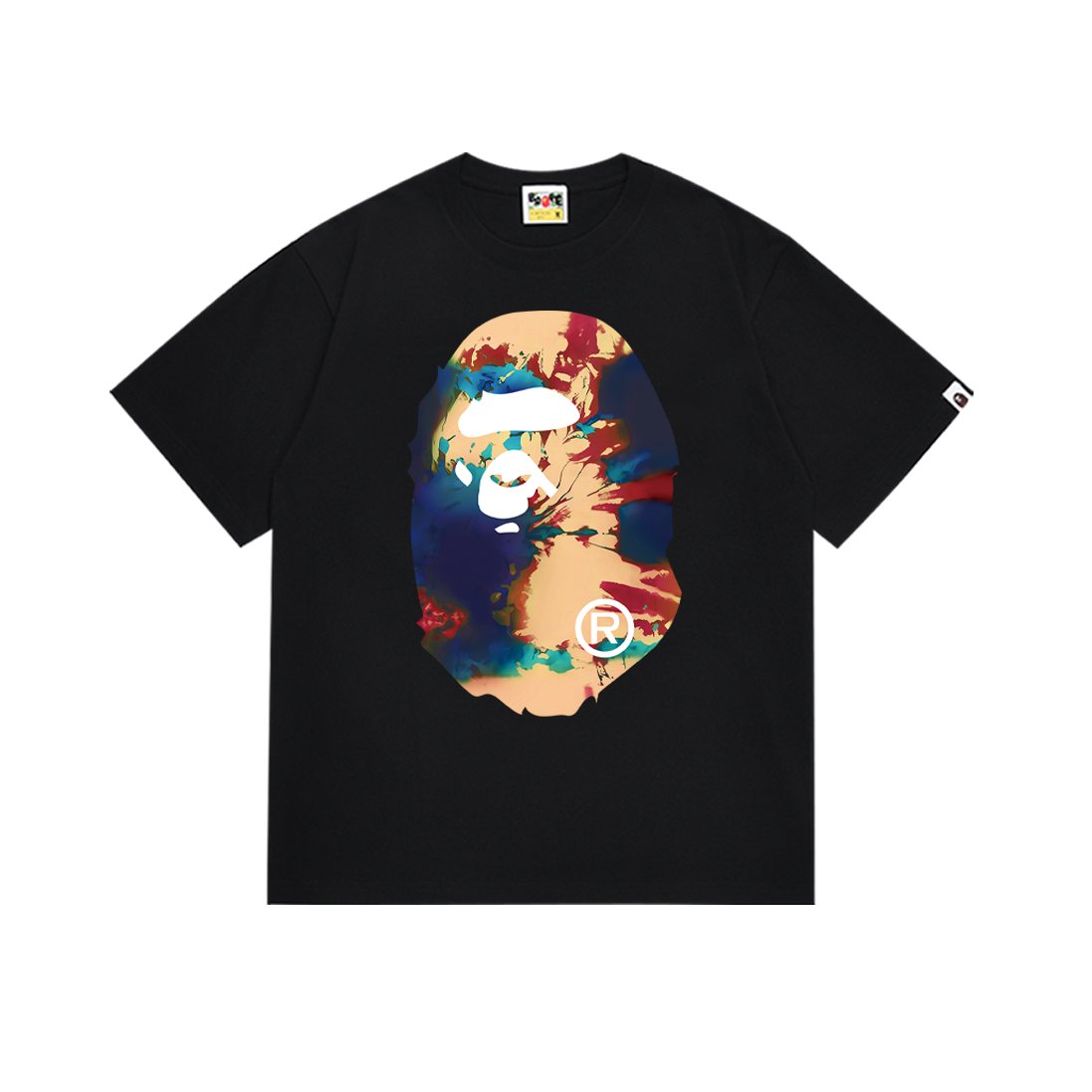 BAPE Ape Head Tie-Dye Graphic T-Shirt — hero
