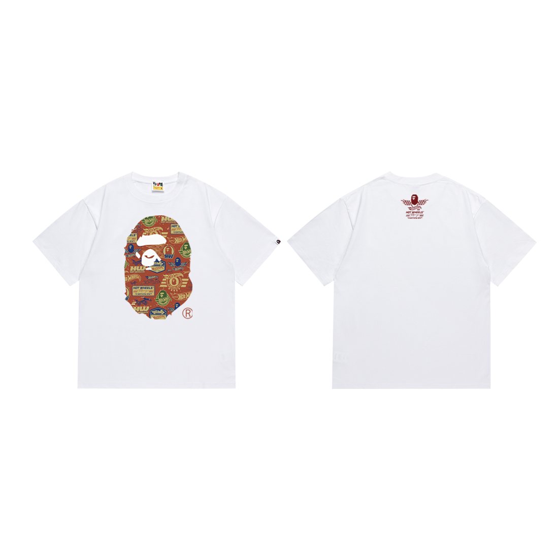 BAPE Multicolor Ape Head Graphic Short-Sleeve T-Shirt — front