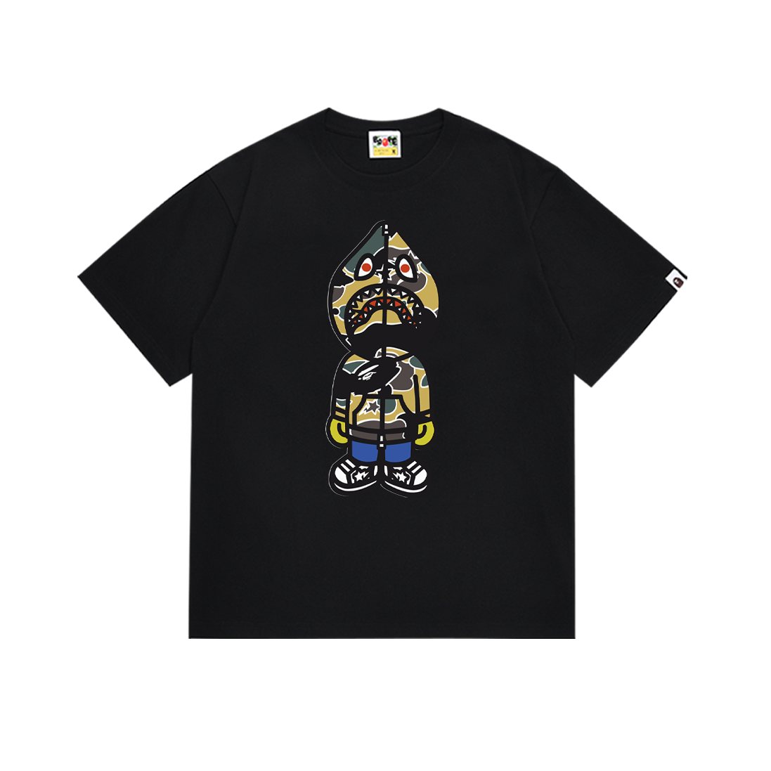 BAPE Character Shark Graphic T-Shirt — front