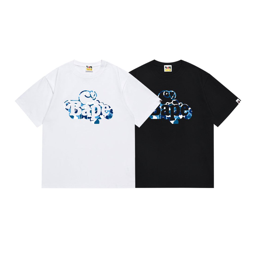 BAPE Blue Camo Graphic T-Shirt — comparison
