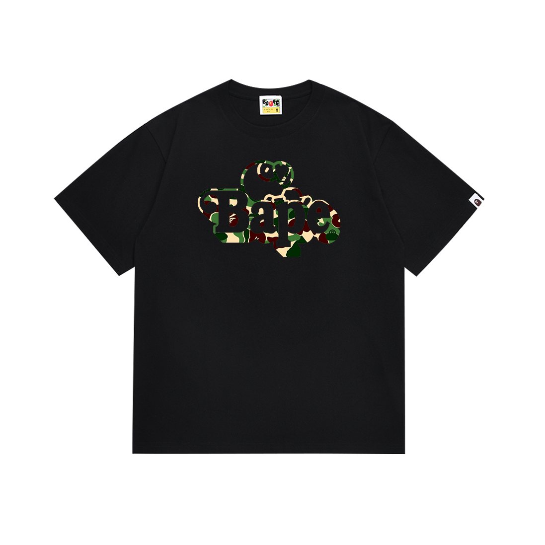 BAPE Green Camo Graphic T-Shirt — front