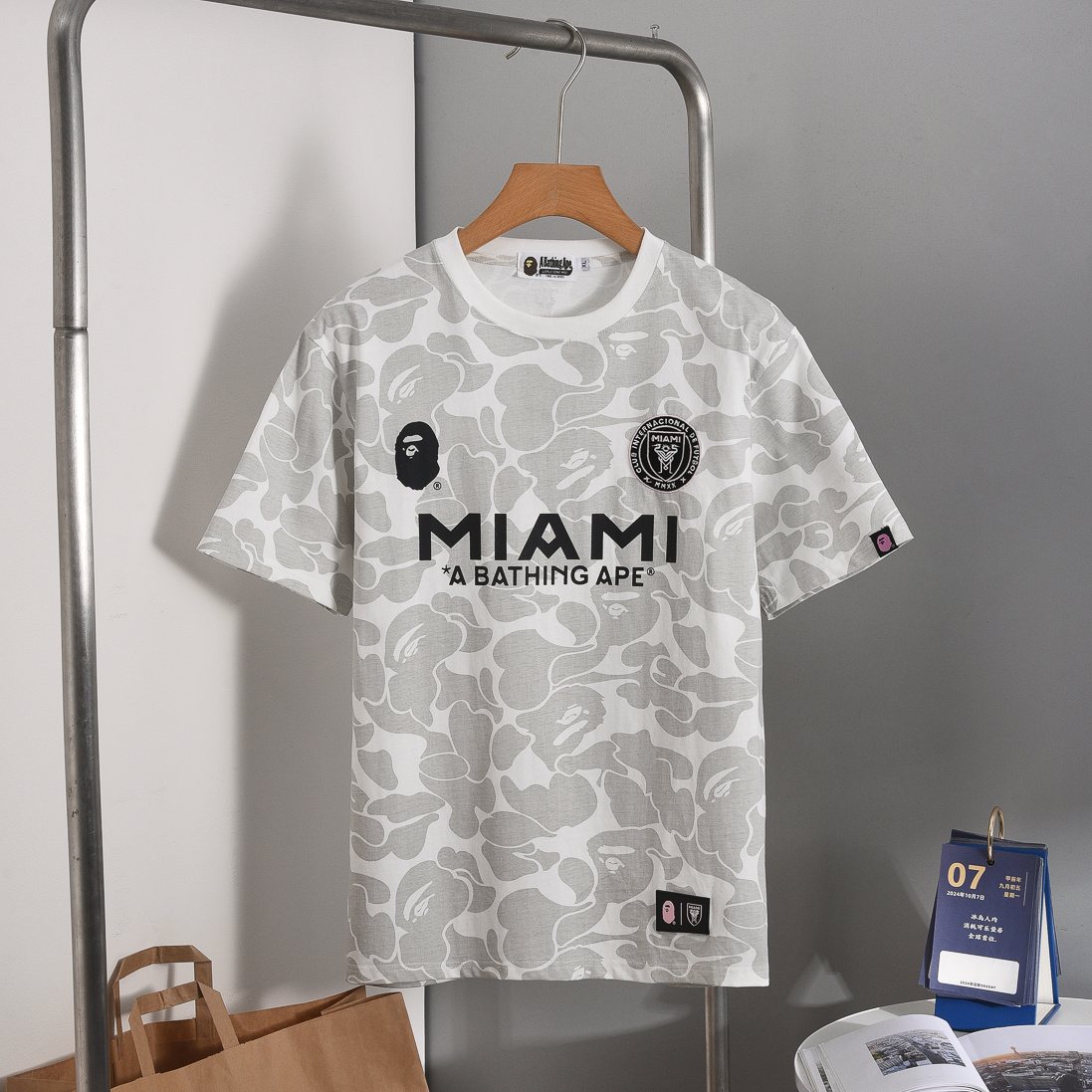 BAPE Miami 93 Camo Graphic T-Shirt — front