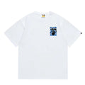 BAPE Blue Camo Black Ape Graphic T-Shirt — front