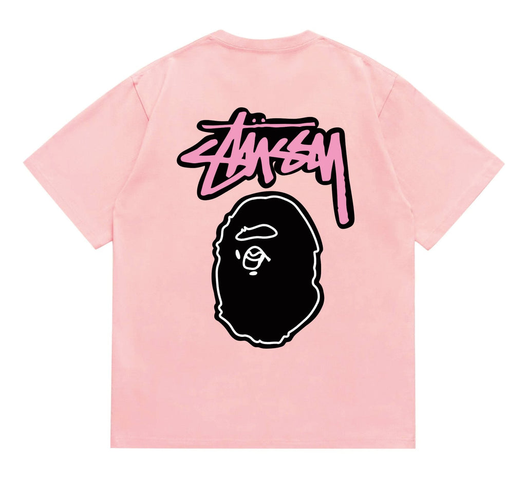 BAPE Dark-Face Graffiti Graphic T-Shirt — back