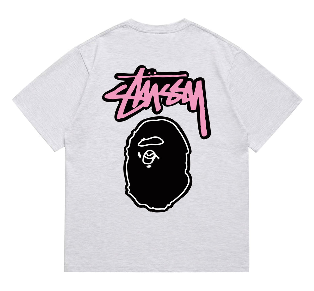 BAPE Dark-Face Graffiti Graphic T-Shirt — back