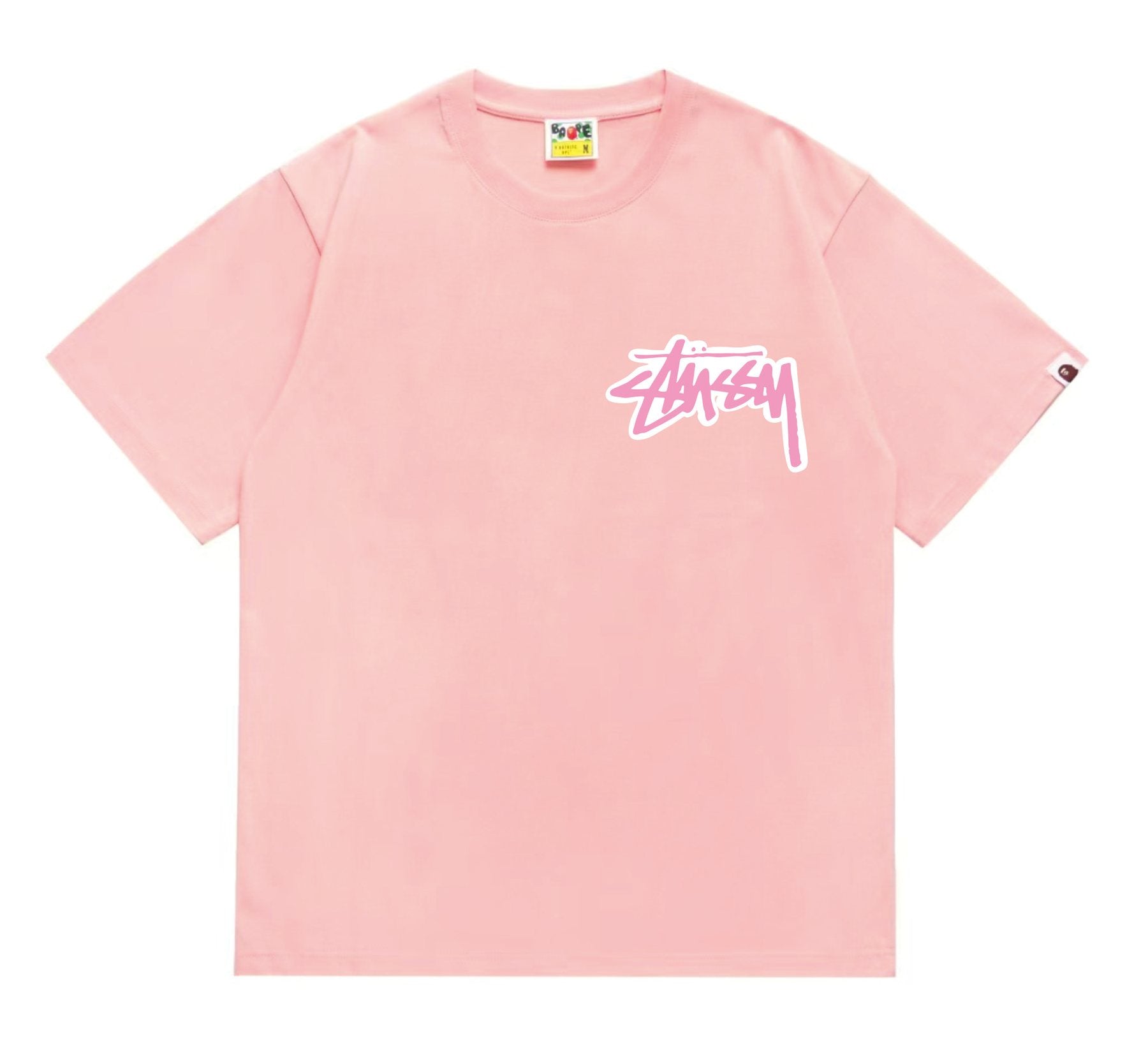 BAPE Light Face Graffiti Wordmark T-Shirt — front