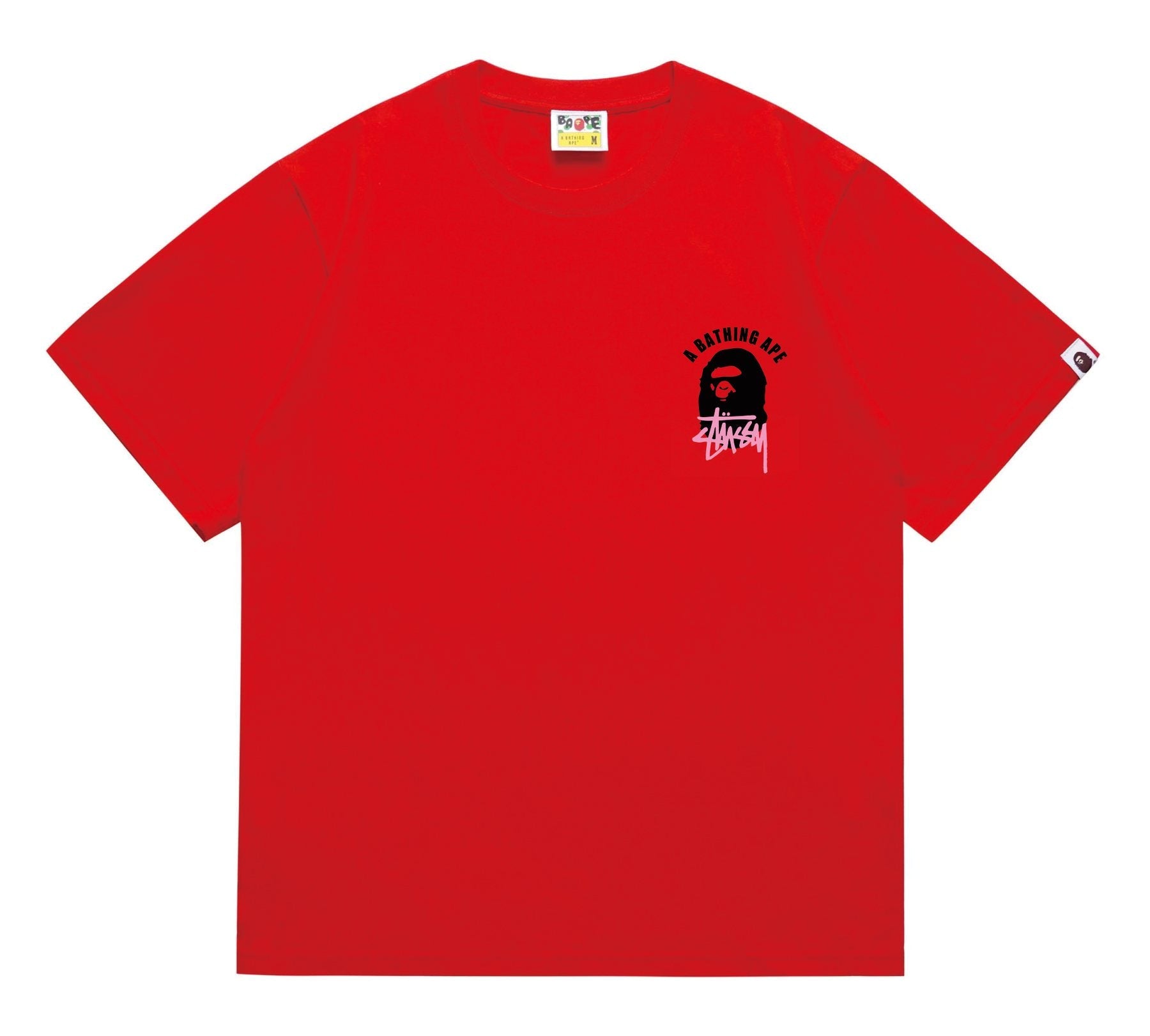 BAPE Black Ape Back Graphic T-Shirt — front