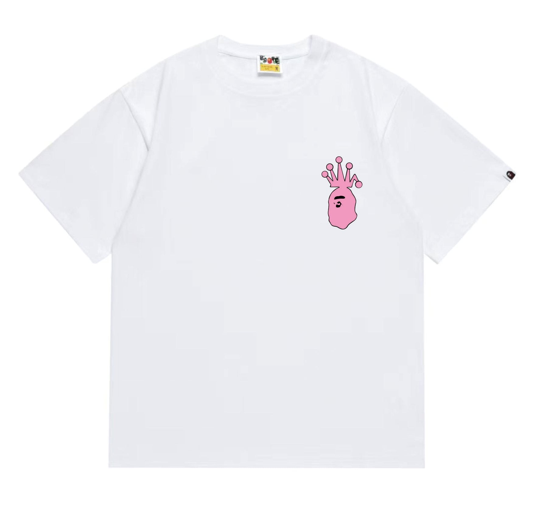 BAPE Crown-Face Graffiti Graphic T-Shirt — front