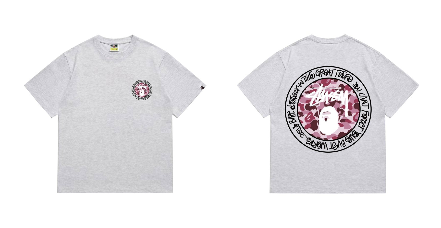 BAPE Circular Back Graphic T-Shirt — front
