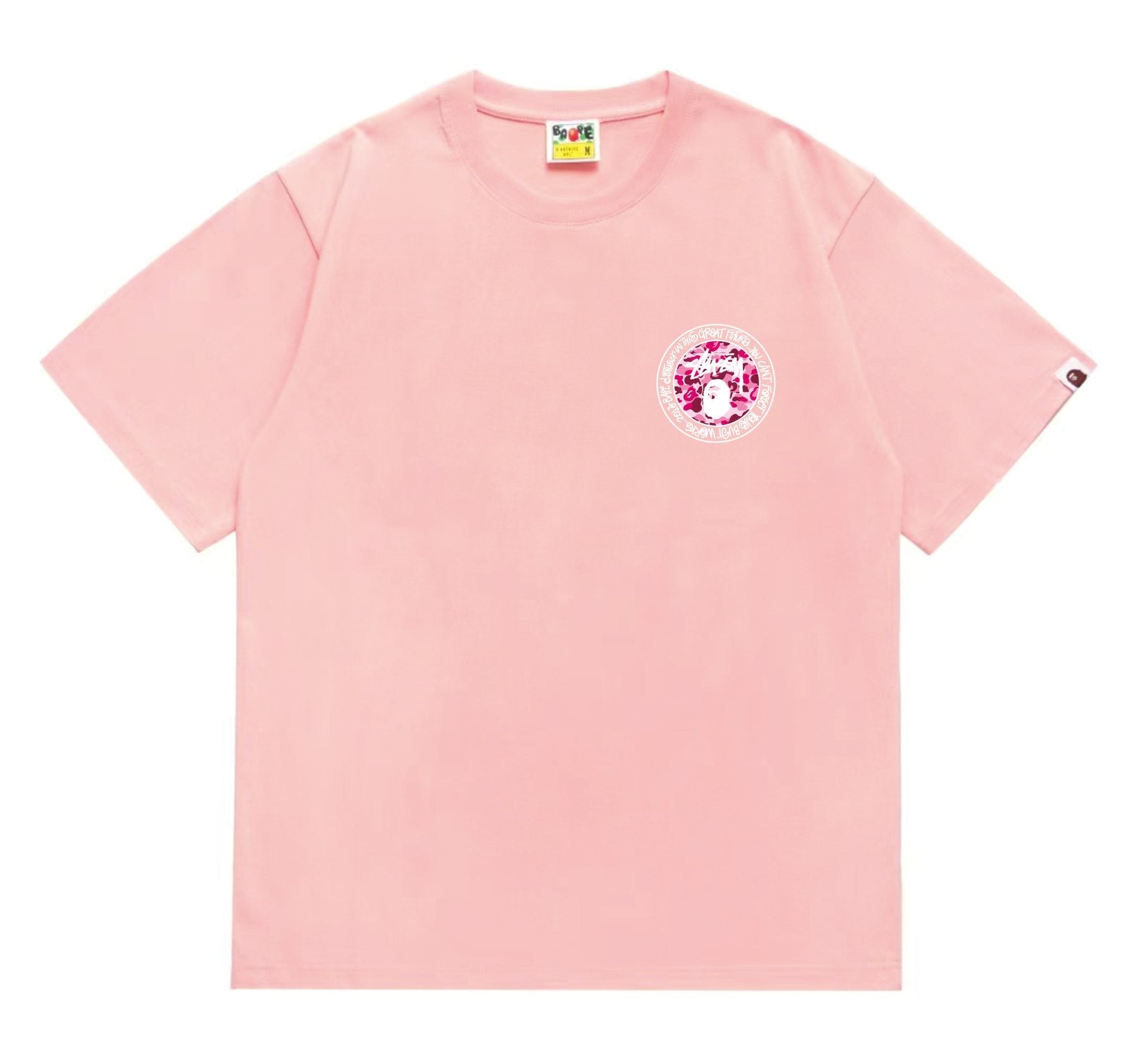 BAPE Light Circular Graphic Short-Sleeve T-Shirt — front