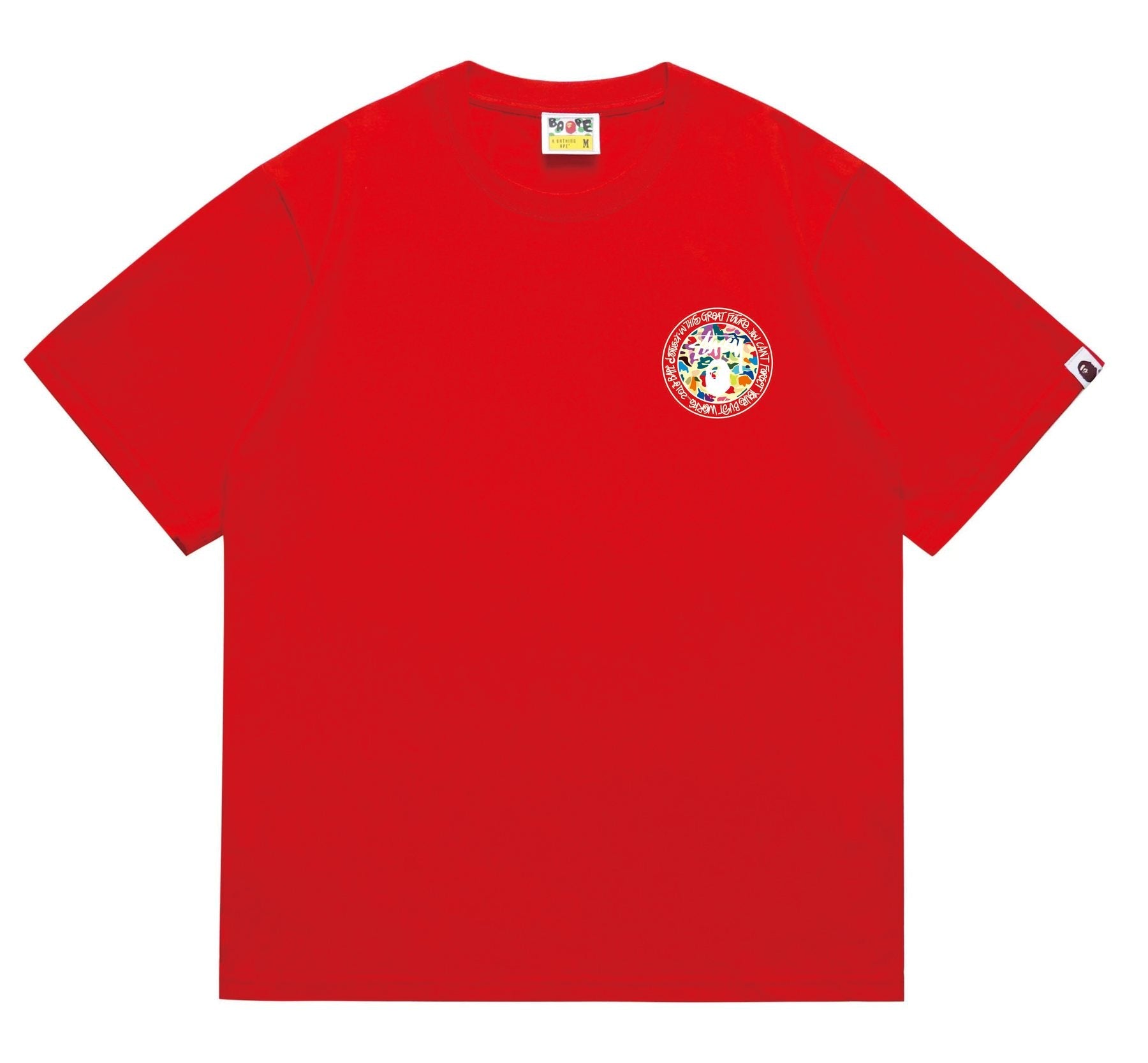 BAPE Circular Wordmark Graphic T-Shirt — front