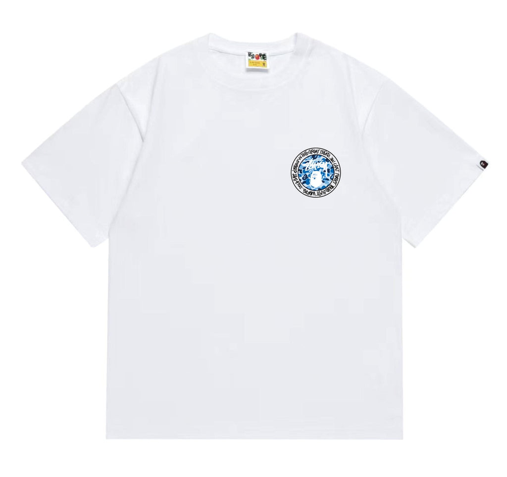 BAPE Circular Camo Back Graphic T-Shirt — front