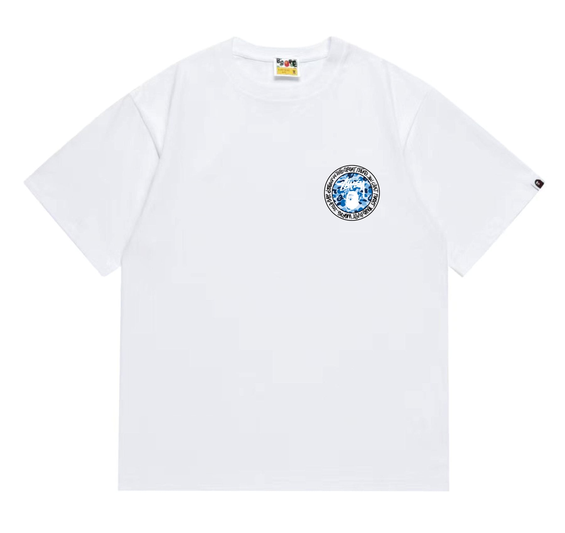 BAPE Circular Camo Back Graphic T-Shirt — front