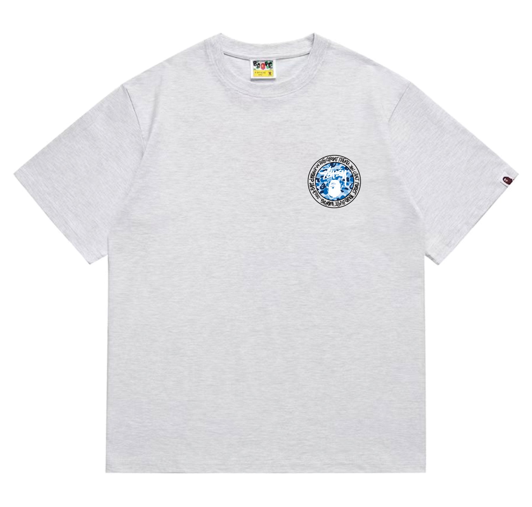 BAPE Circular Camo Back Graphic T-Shirt — front