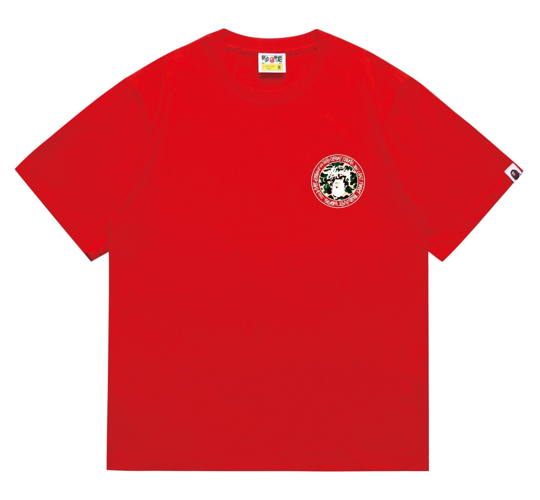 BAPE Circular Camo Ape Graphic T-Shirt — front
