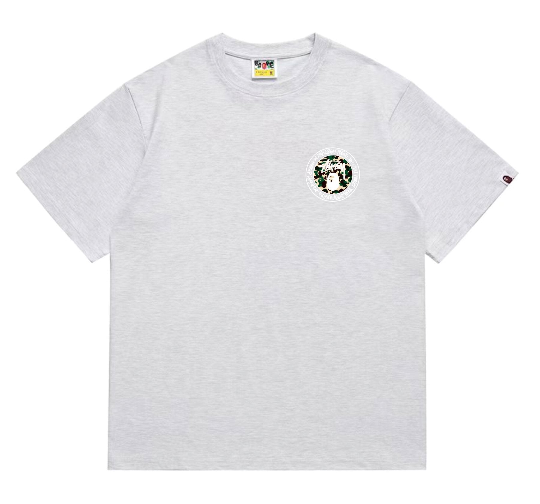 BAPE Circular Camo Ape Graphic T-Shirt — front