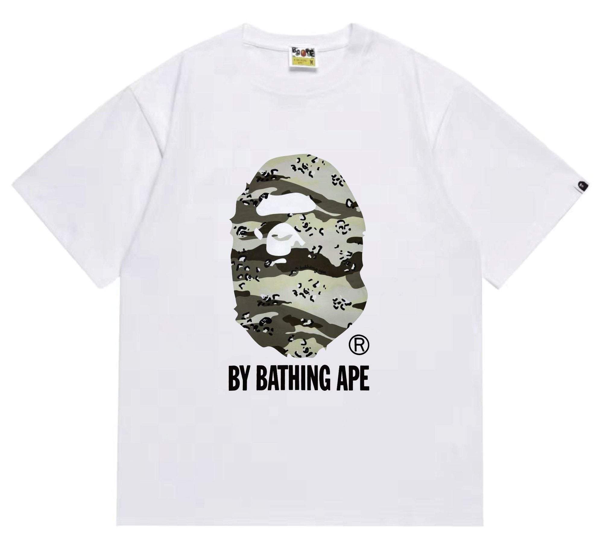 BAPE Olive Camo Ape Head Graphic T-Shirt — hero