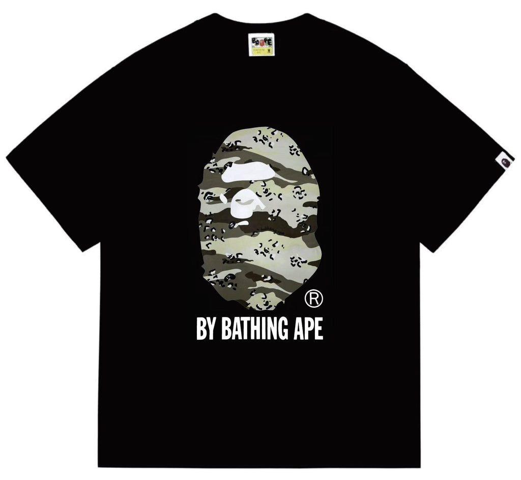 BAPE Olive Camo Ape Head Graphic T-Shirt — front