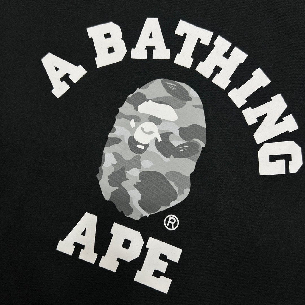 BAPE Grey Camo Ape Head Graphic T-Shirt — detail