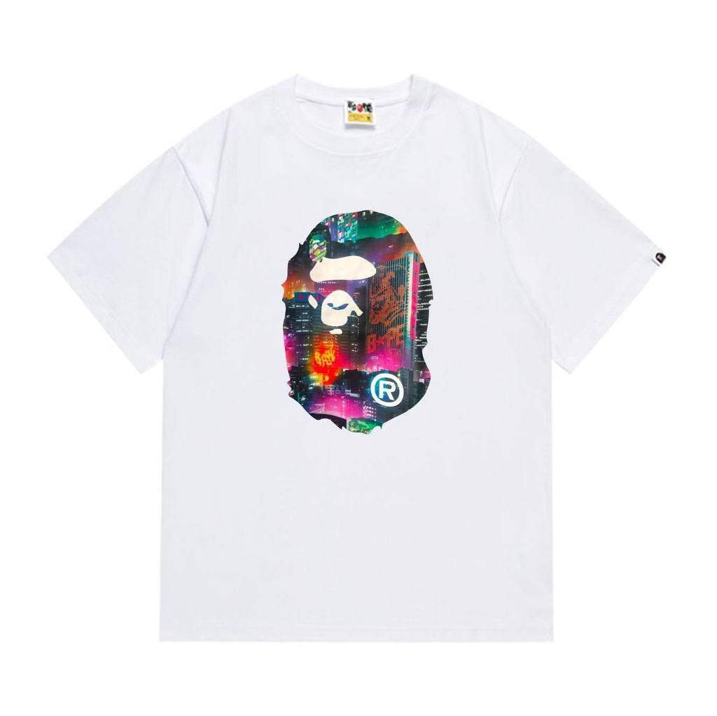 BAPE Front & Back Graphic T-Shirt — front