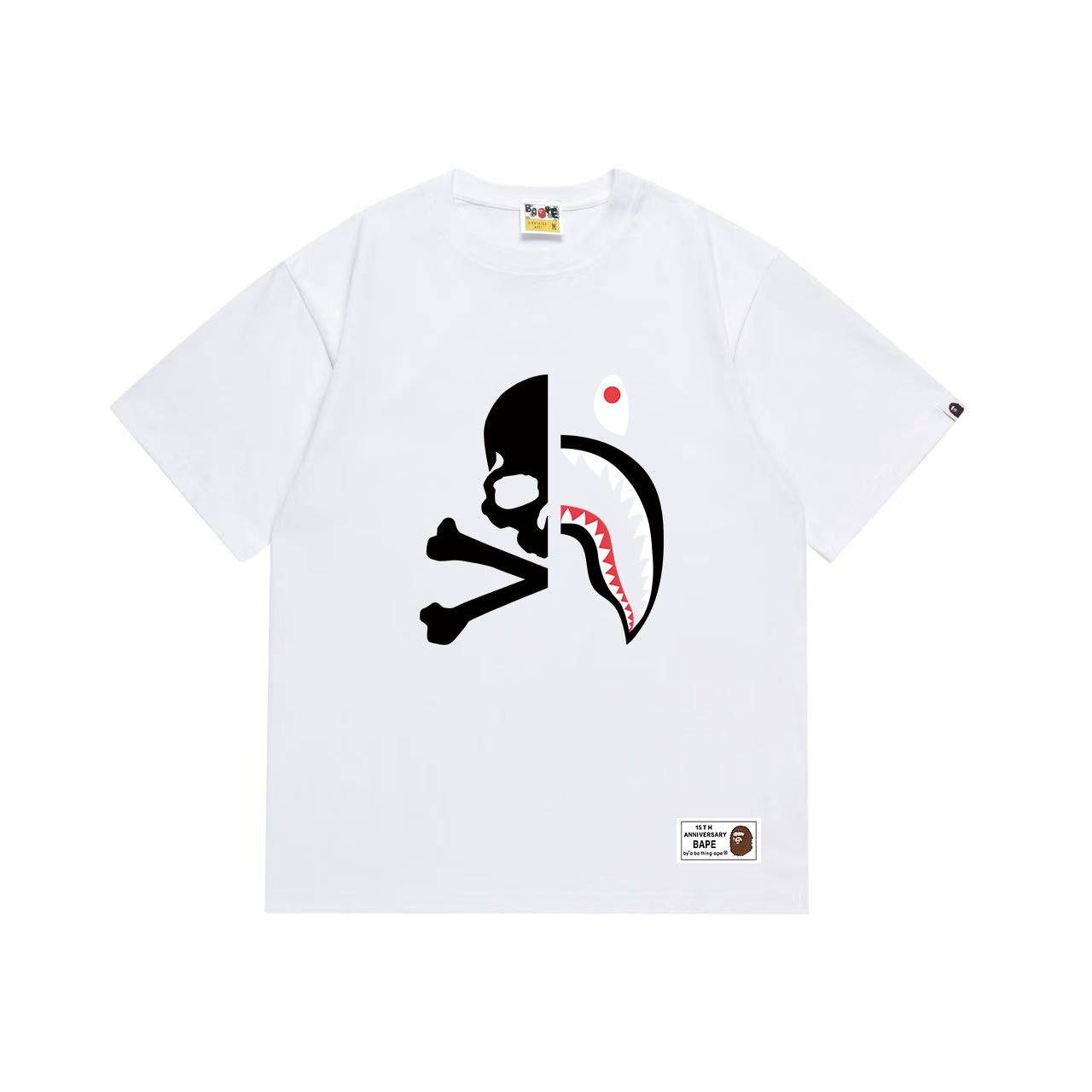 BAPE Skull Shark Graphic T-Shirt — front