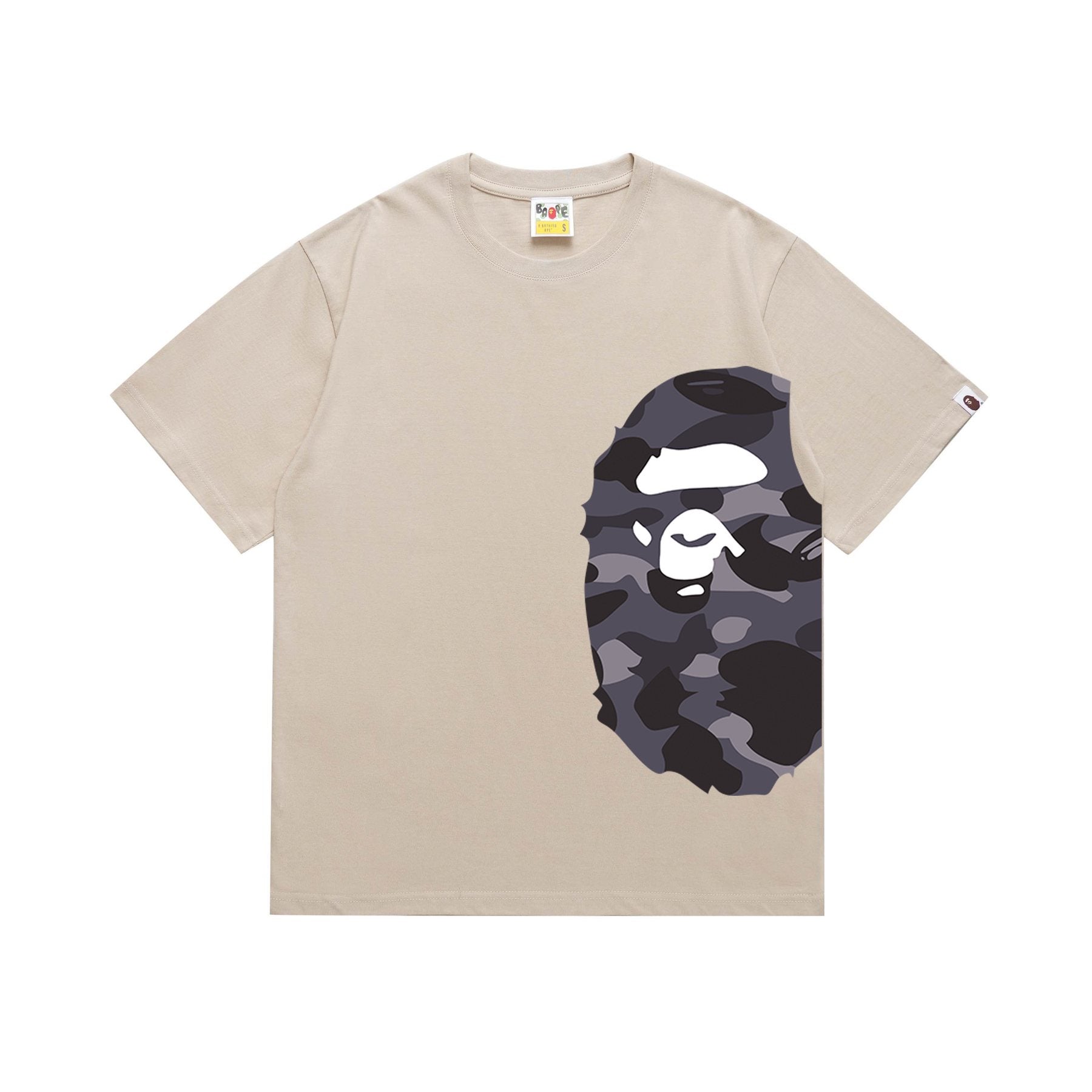 BAPE Camo Ape Face Graphic T-Shirt — front
