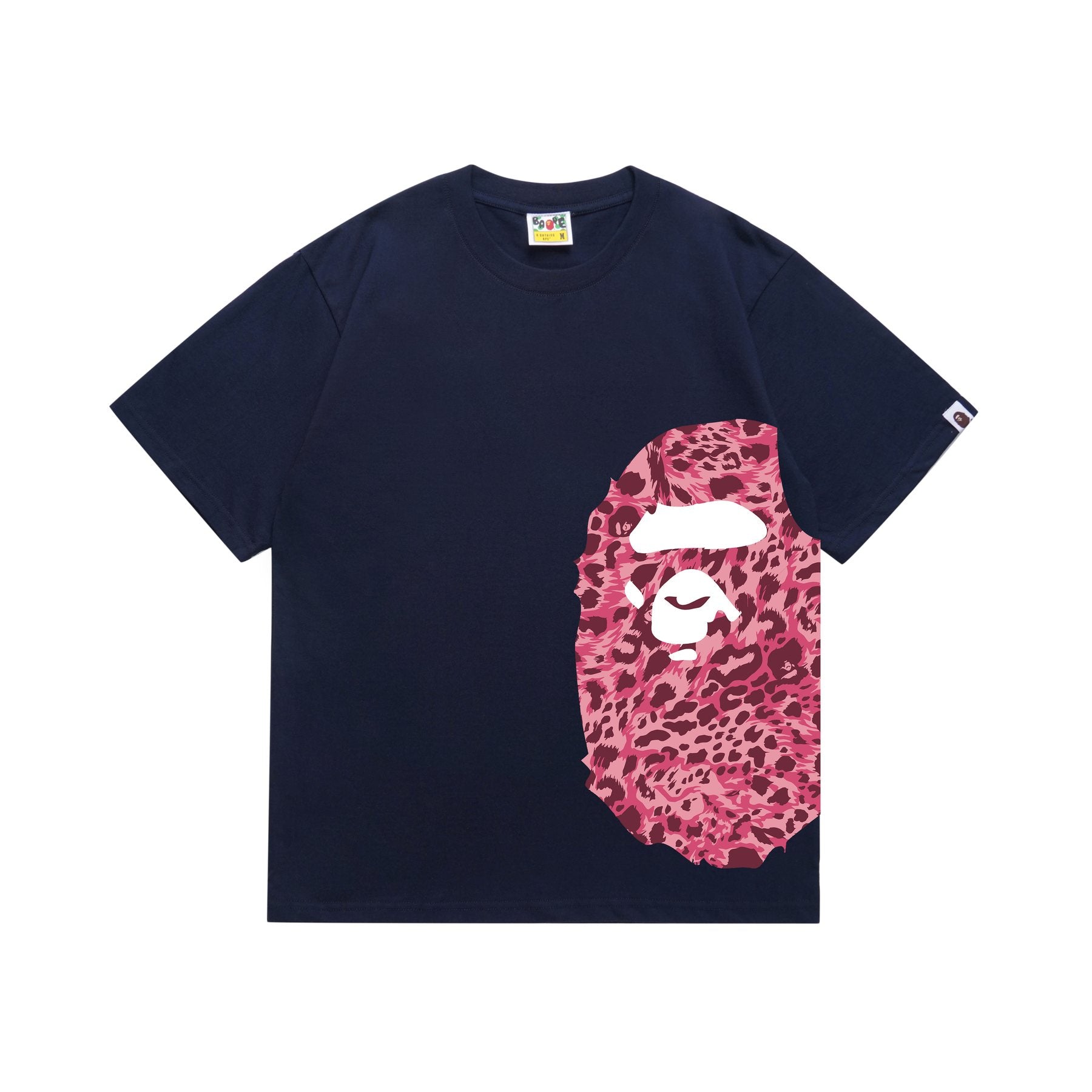 BAPE Pink Camo Ape Head Graphic T-Shirt — front