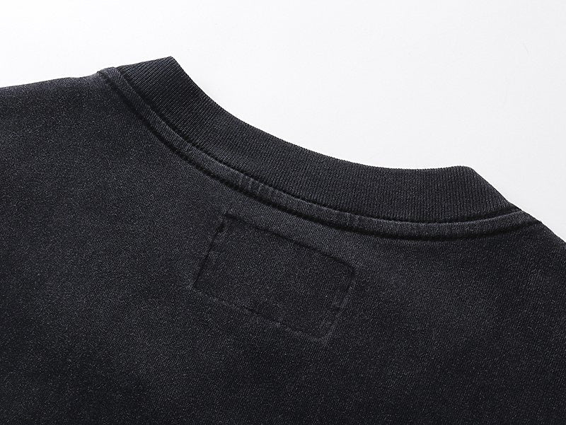 Godspeed Washed Black Skull Graphic T-Shirt — detail