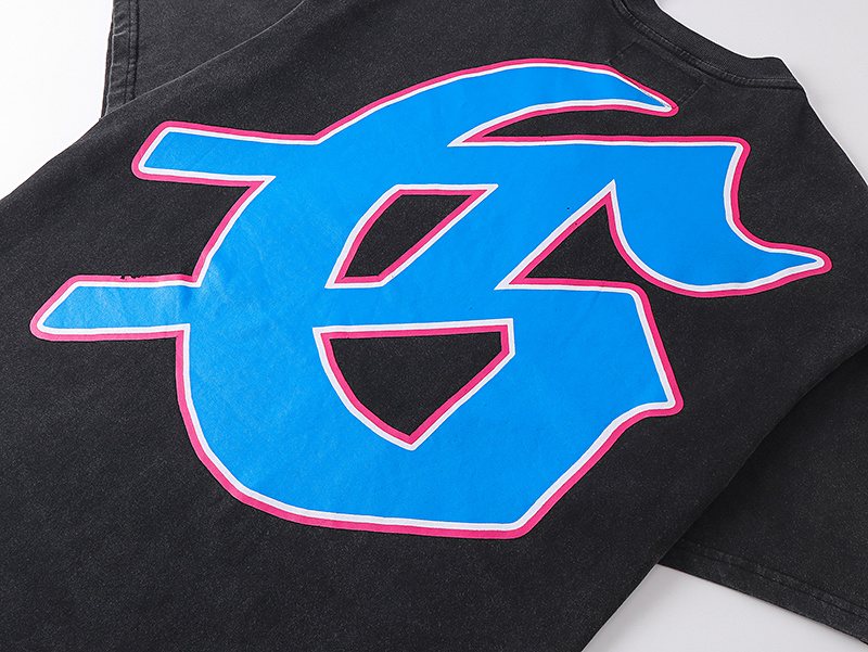 Godspeed Washed Black Rock Graphic T-Shirt — detail