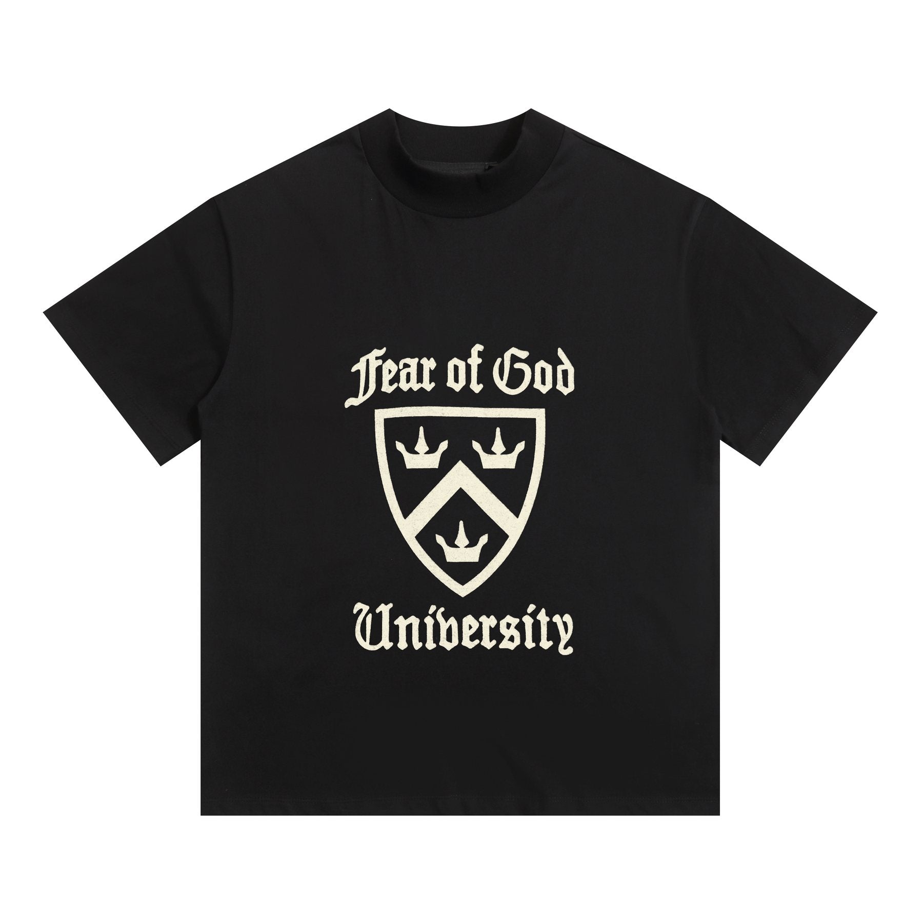 ESSENTIALS University Crest Graphic T-Shirt — front