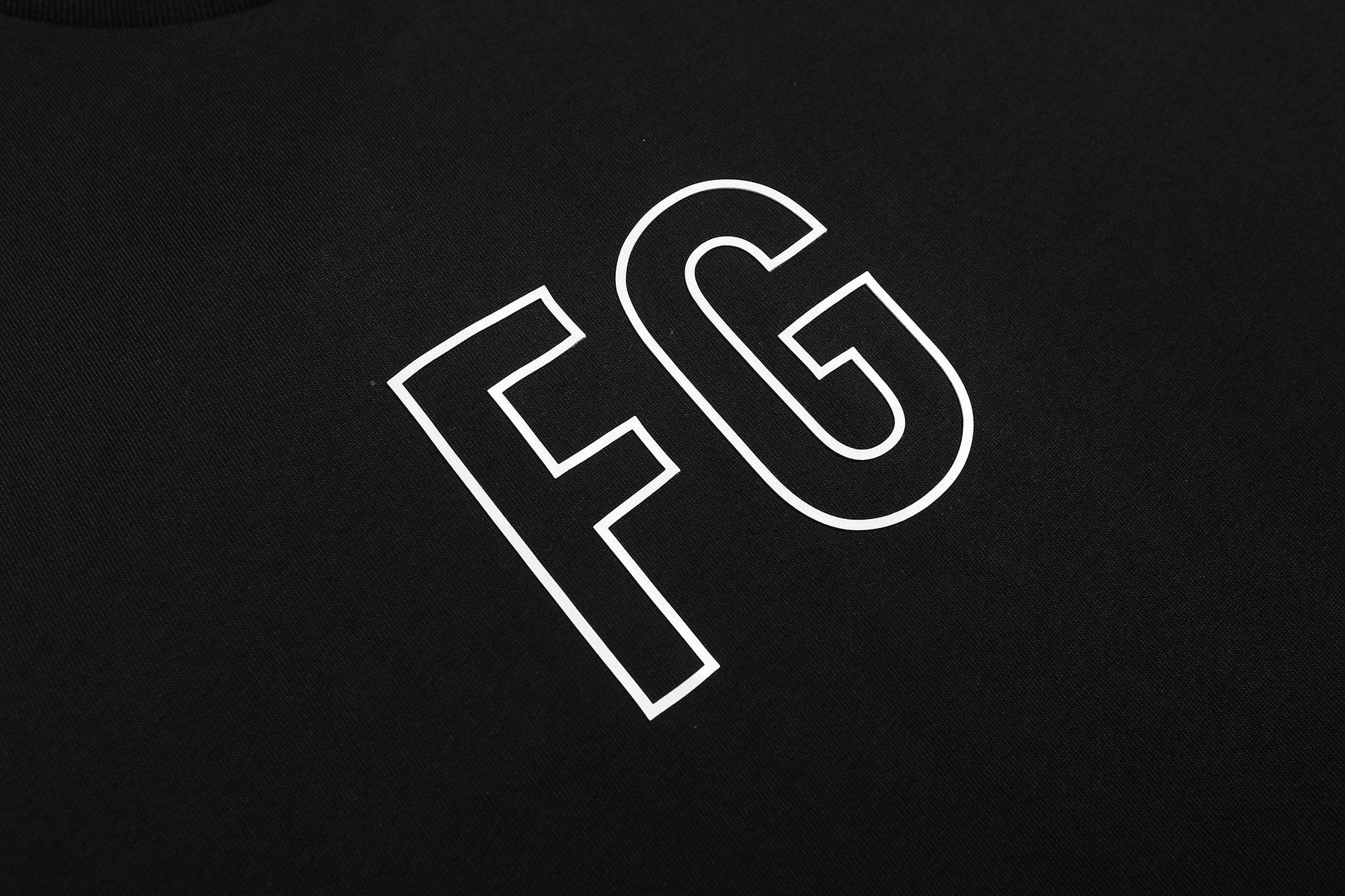 Fear of God Essentials Cutout Front Graphic T-Shirt — detail