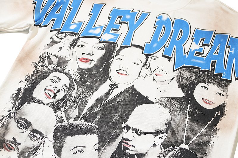 VALE USA Washed Dream Graphic T-Shirt — detail