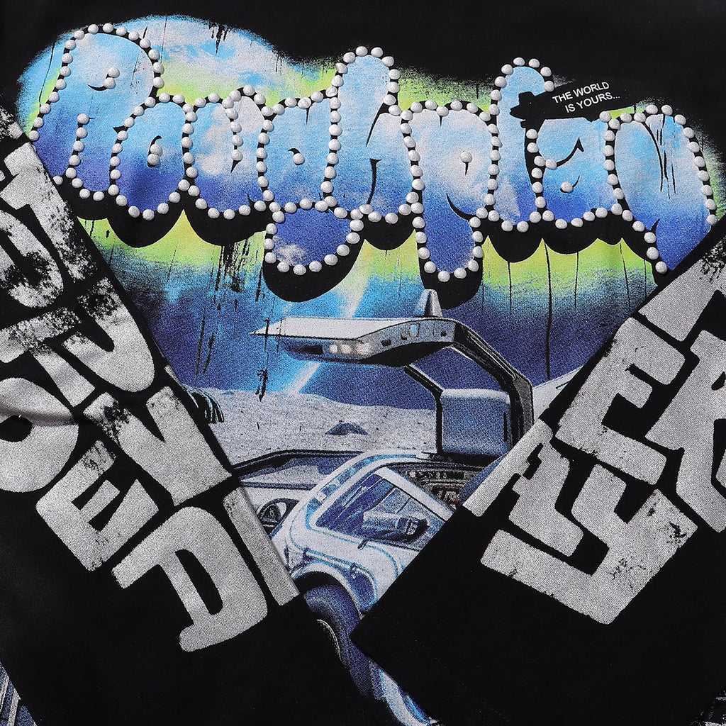 Rough Play Moon Walker Graphic Long-Sleeve T-Shirt — detail