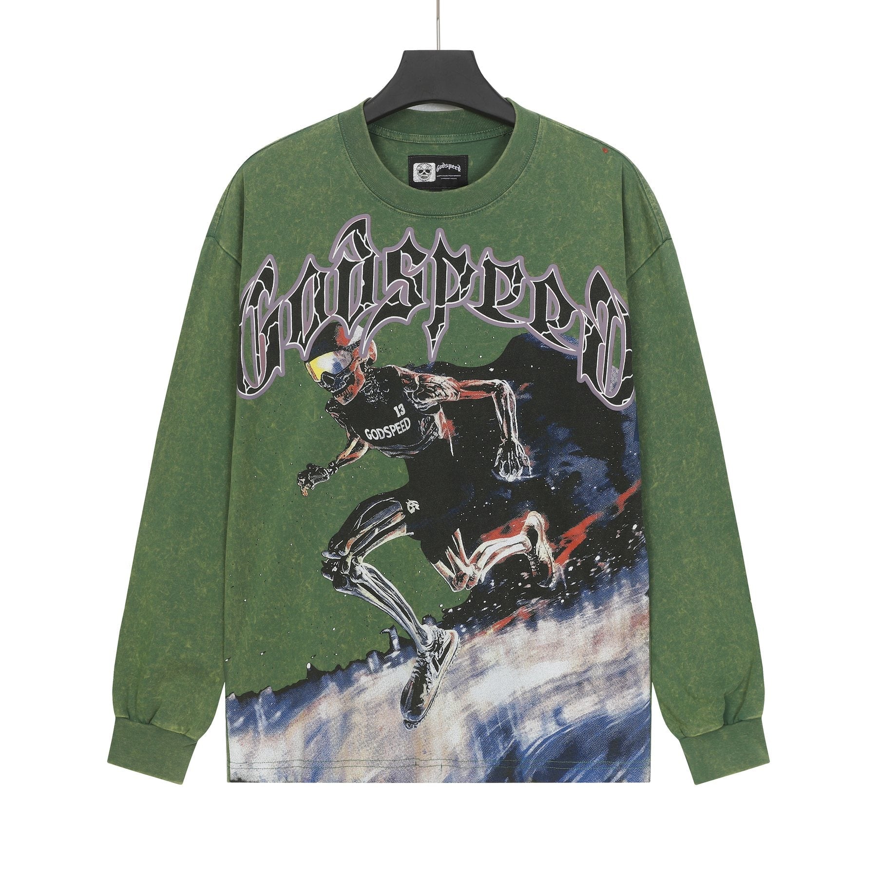 Godspeed Runner Graphic Long-Sleeve T-Shirt — front