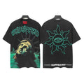 Godspeed Liberty Face Eye Sun Graphic T-Shirt — front