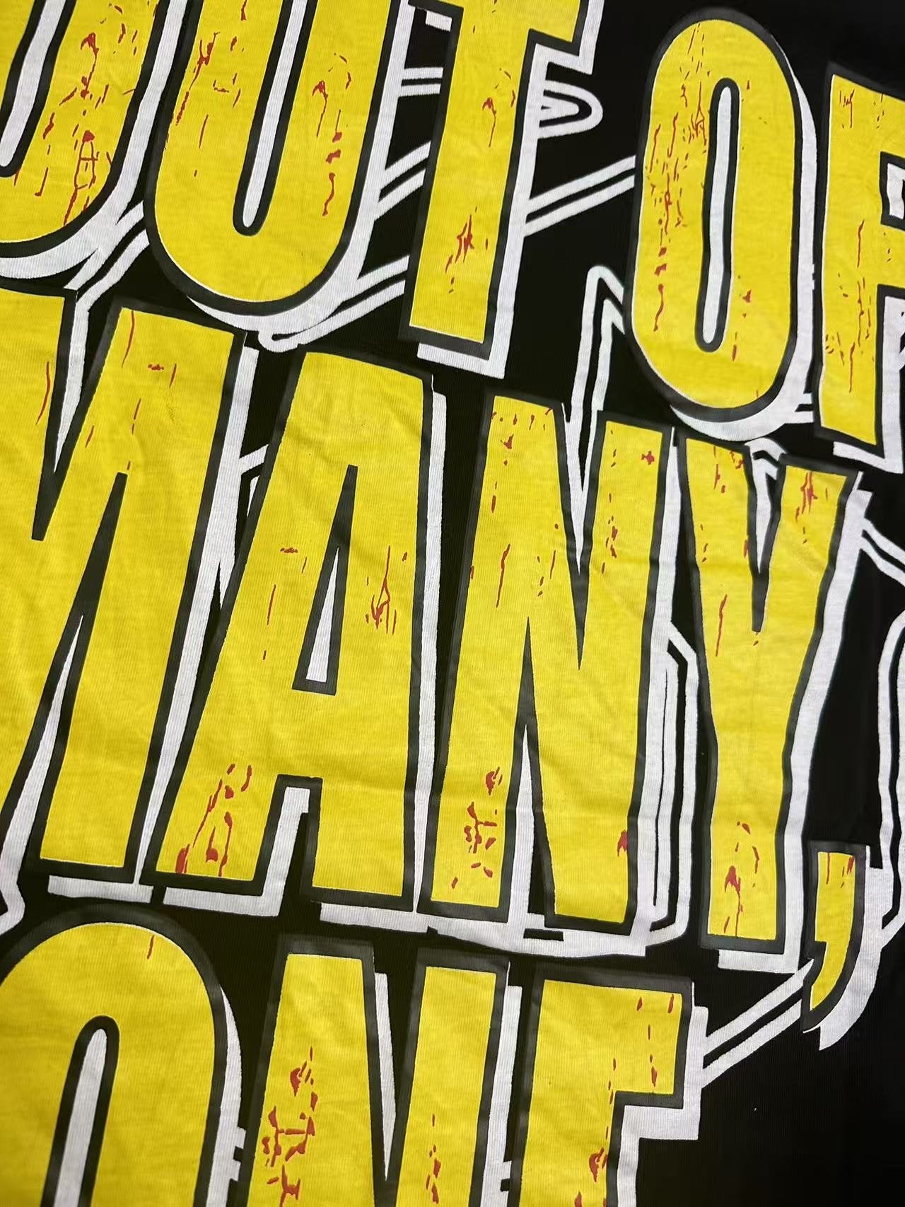 Godspeed Out of Many Graphic T-Shirt — fabric_closeup