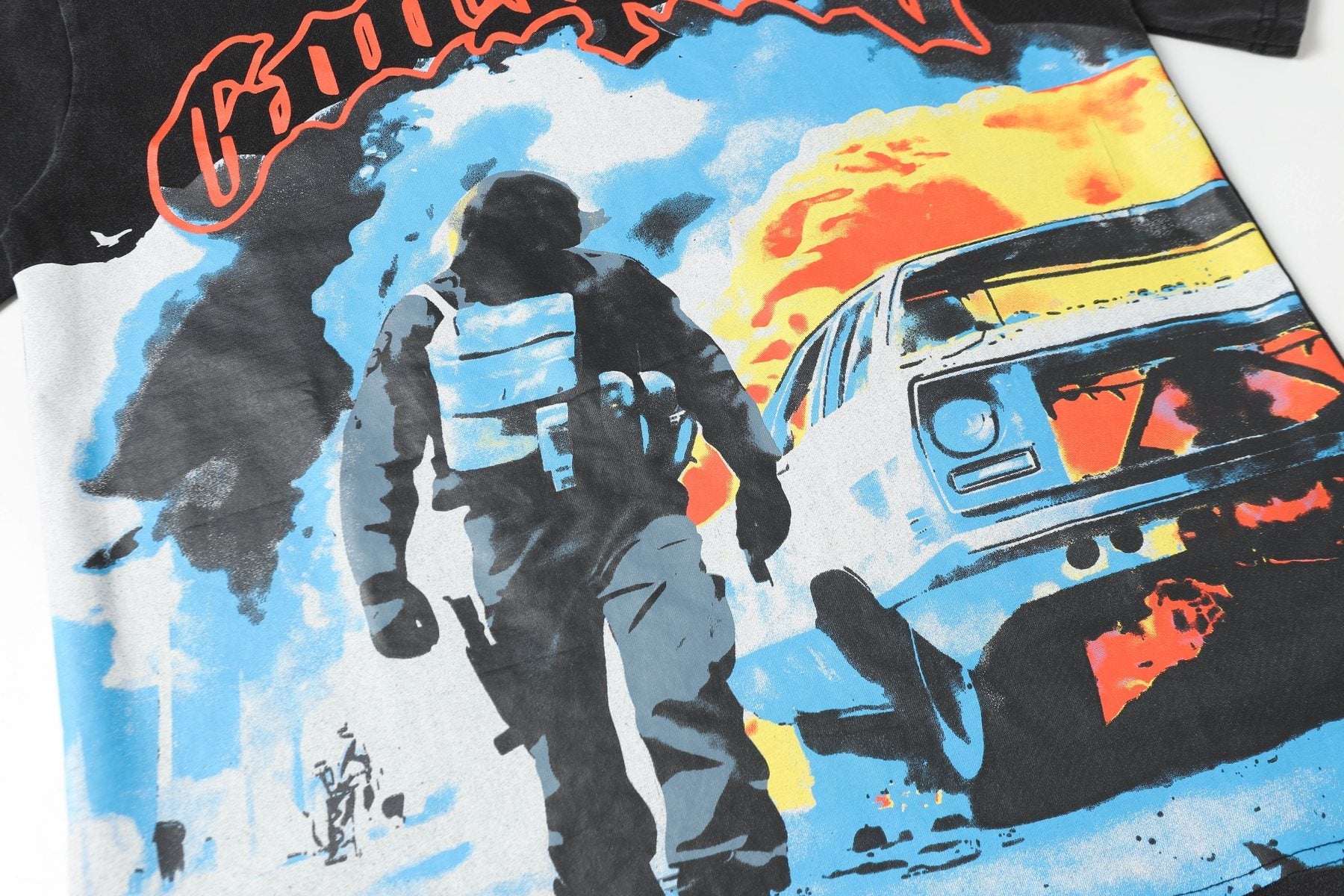 Godspeed Out Of Many One Graphic T-Shirt — detail
