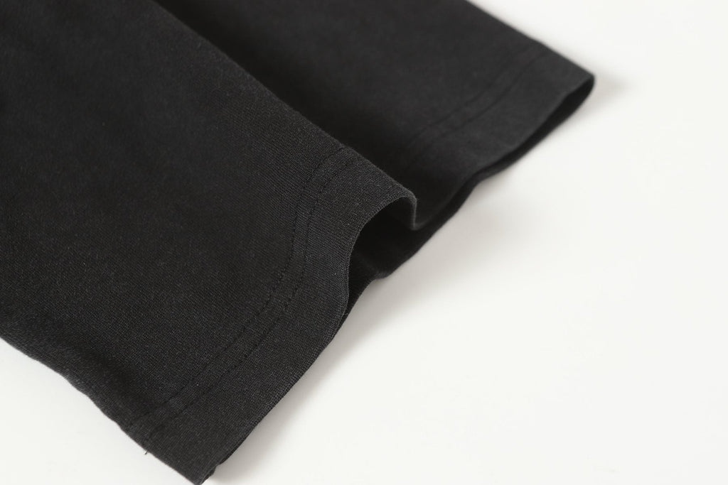 Godspeed Washed Black Racing Car Graphic T-Shirt — fabric_closeup