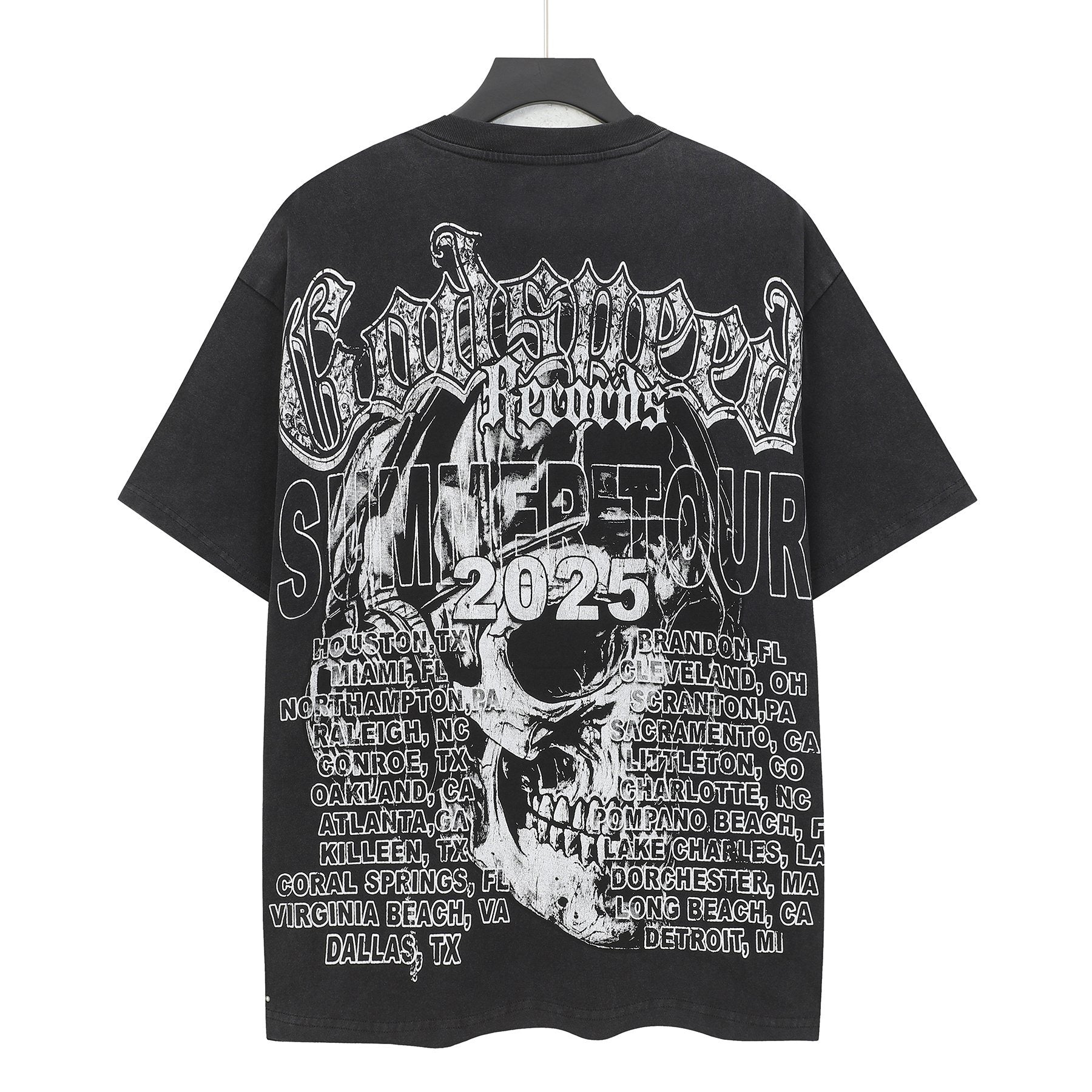 Godspeed Summer Tour 2025 Skull Graphic T-Shirt — back