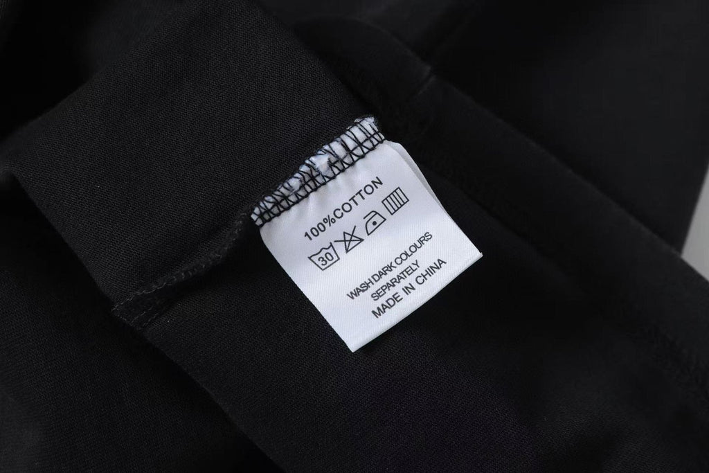 Godspeed Washed Black Rock Graphic T-Shirt — neck_label