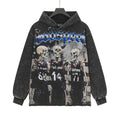 Godspeed Pain No Gain Acid Wash Graphic Hoodie — hero