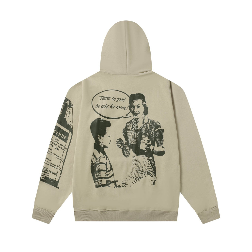 THAT'S A AWFUL LOT OF COUGH SYRUP Tomorrow's Star Graphic Hoodie — back
