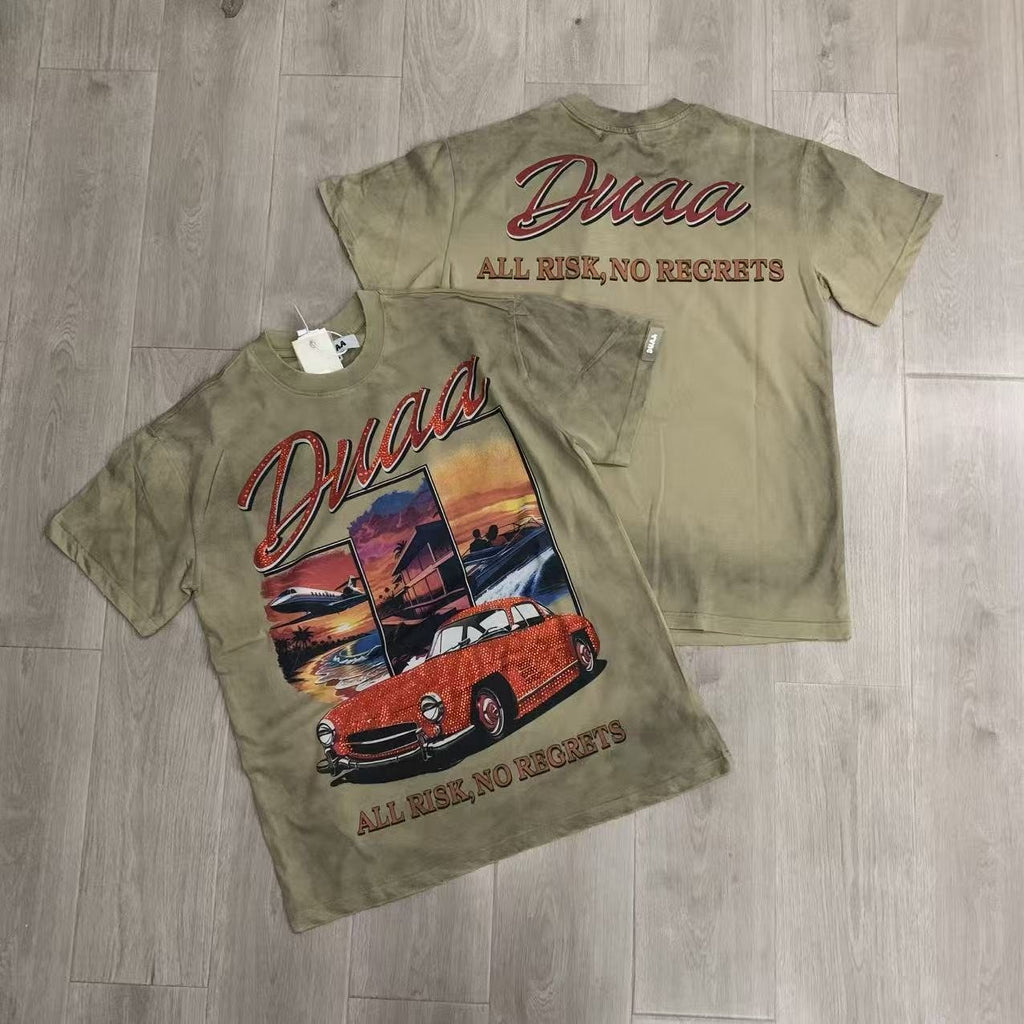 Rough Play All Risk Car Graphic Short-Sleeve T-Shirt — context