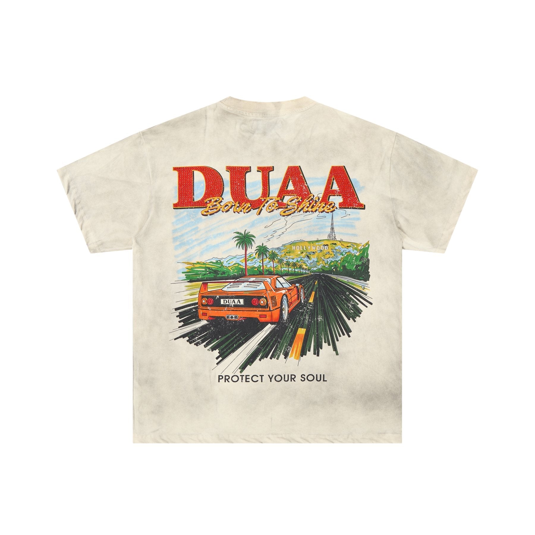 Rough Play DUAA Car Graphic Short-Sleeve T-Shirt — front