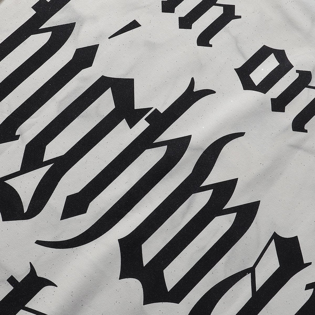 BKYS Revival Rhinestone Skeleton Car Cropped T-Shirt — detail