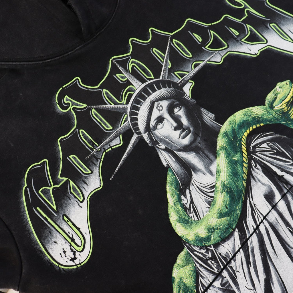 Godspeed Top 5 Slizzy Statue & Snake Graphic Hoodie — detail