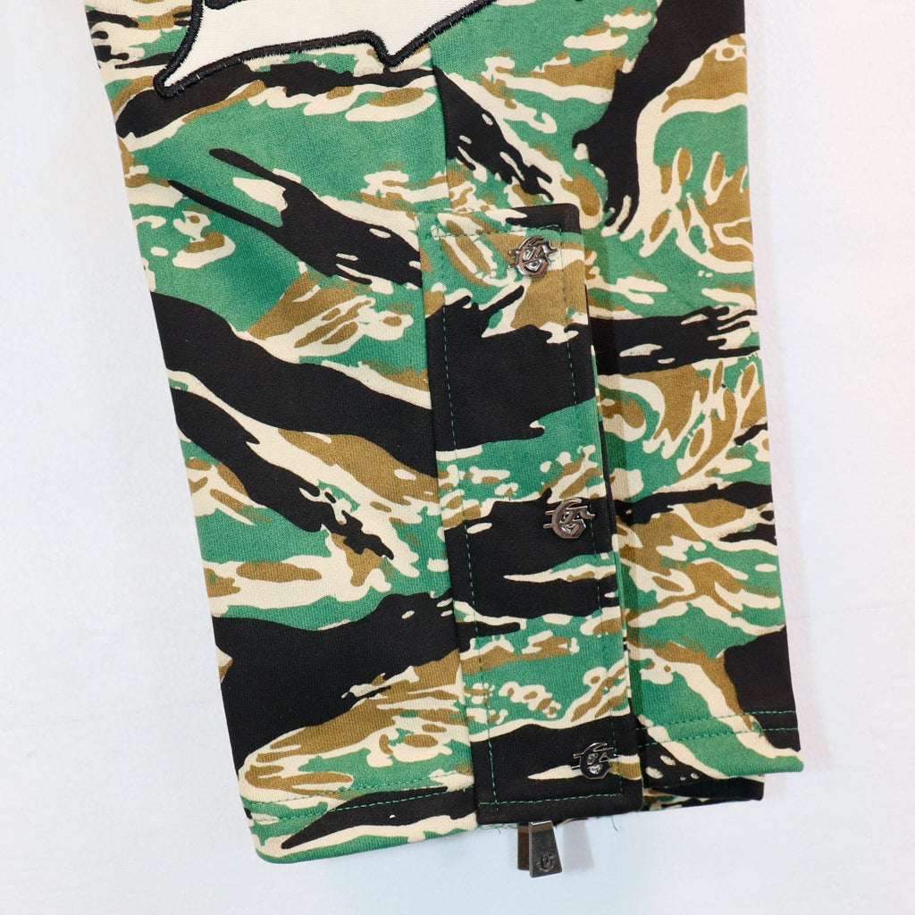 Godspeed Camo Embroidered Hoodie & Pants Matching Set — detail