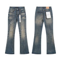 Purple Brand Blue Flared Jeans — hero