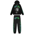 Sp5der Portrait Graphic Hoodie & Jogger Matching Set — hero